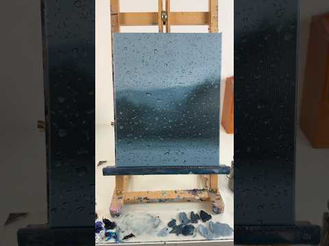 Can you feel the rain? 🌧️ #painting #landscapepainting