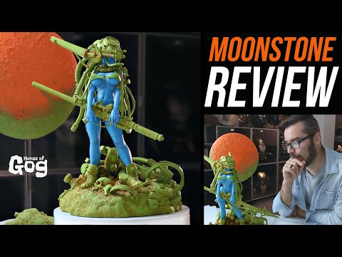 Unboxing + Review of "Moonstone" statue from House of Gog -- Pascal Blanché -- Heavy Metal Magazine