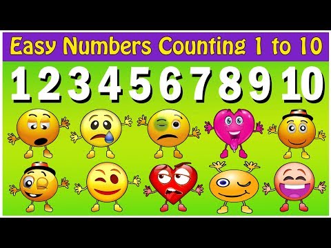 Easy Numbers Counting (1 to 10) For Kids.  #Kids Toy School