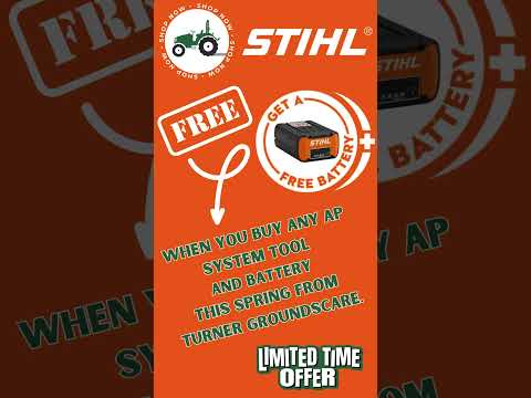 STIHL FREE BATTERY OFFER #stihlchainsaws #stihlcordless #stihlAPsystem #stihlhsa #stihlfree