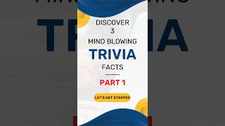 Mind-Blowing Trivia Facts Part 1 🤯 | 5 Captivating Questions! #TriviaFun #Shorts