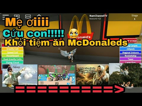 ROBLOX | Thoát khỏi quán ăn Mcdonaleds | Nam ChannelTV