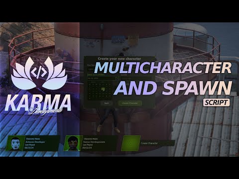 Fivem - Karma Developments MultiCharacter + Spawn Systems  Inspired on ProdigyRP 2.0 [QBCore]