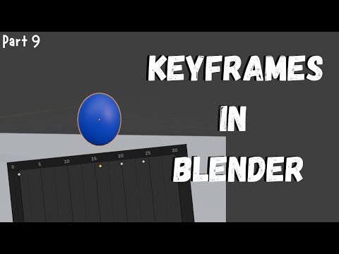 MASTER Basics of *KEYFRAMES* in Blender | Beginner Tutorial Series Part 9