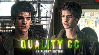 QUALITY CC 😱🔥Tutorial In Alight Motion (+Preset)