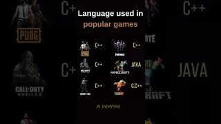 popular games language #viral #fyp  #cpp #html #css #programming #coding #react #js #gameedit #code