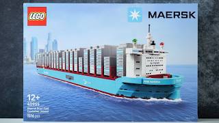 LEGO 40955 Maersk Dual Fuel Container Vessel - LEGO Speed Build Review