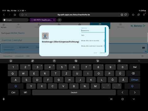 UC HEALTH-2 Elderly Monitoring – myReha Coaching App (trainer side)