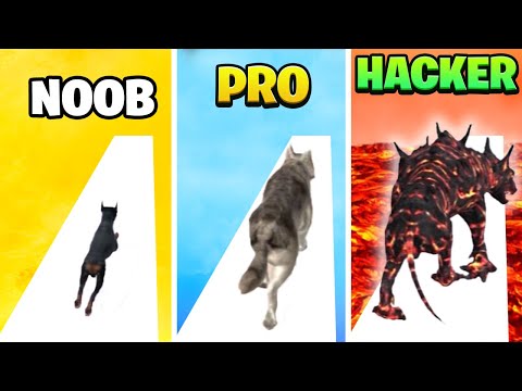 NOOB vs PRO vs HACKER in Doggy Run