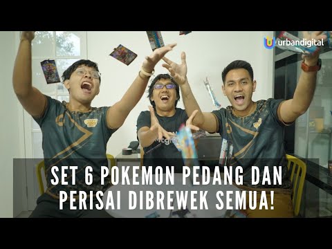 Pokemon TCG Pedang dan Perisai dibrewek semua! Set A, Set B dan TD!