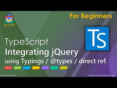 How to integrate jQuery with TypeScript