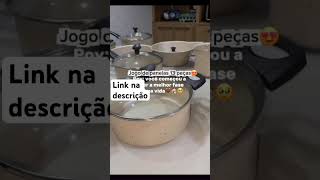 Jogo de panelas 13 peças (link na descrição)