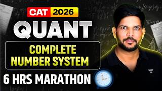 QUANT Marathon for CAT 2025 | Complete Number System in One Shot | Ravi Kumar
