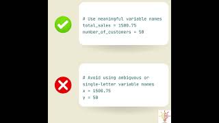 Python Best Practices: Meaningful Variable Naming