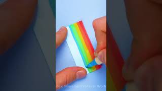 Stretchy Cheese Rainbow Toast DIY 🌈🧀#Forkids #Fun #Crafts