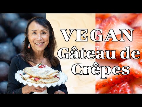 VEGAN Gâteau de Crêpes | VEGAN CREPES & WHIPPING CREAM | The Vegan Good Life with Miyoko