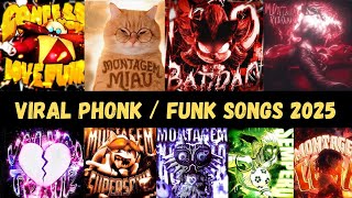 VIRAL PHONK / FUNK SONGS PLAYLIST 2025 🔥 TRENDING PHONK HITS