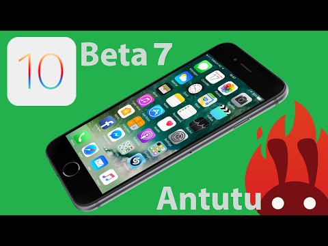 iOS 10 Beta 7 Antutu Benchmark on iPhone 6