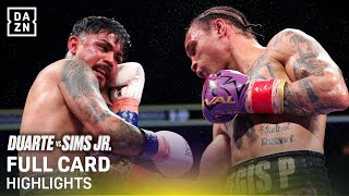 Oscar Duarte vs. Kenneth Sims Jr | Full Card Highlights