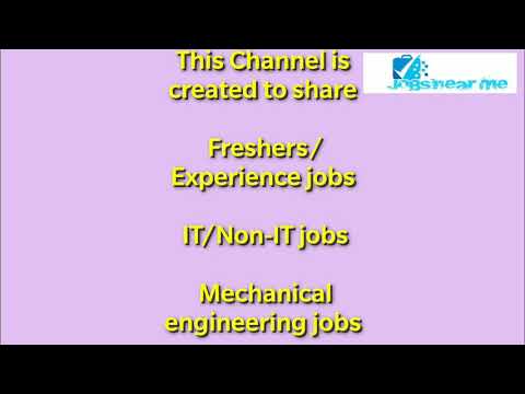 #jobsnearme #walkin #freshersjobs Jobs for SAP trained freshers