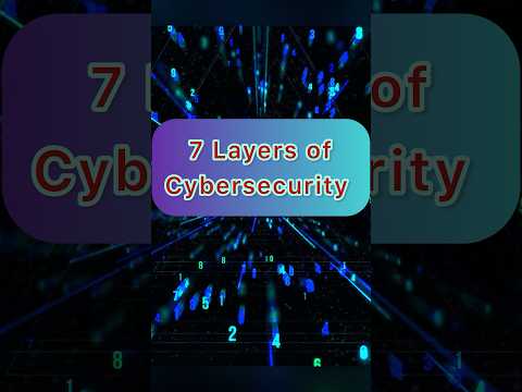 7 Layers of Cybersecurity #shorts #short #cybersecurity