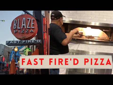 Blaze Pizza || Fast Fire'd Pizza || Universal Studios