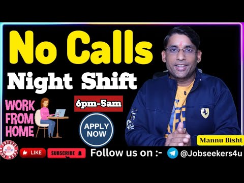 🔥 Night में काम| 2025 Best Work From Home Jobs| Online Jobs at Home|  Remote Work| @creategrowearn