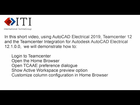 TCAAE - Teamcenter Integration for Autodesk AutoCAD Electrical, GUI Customization