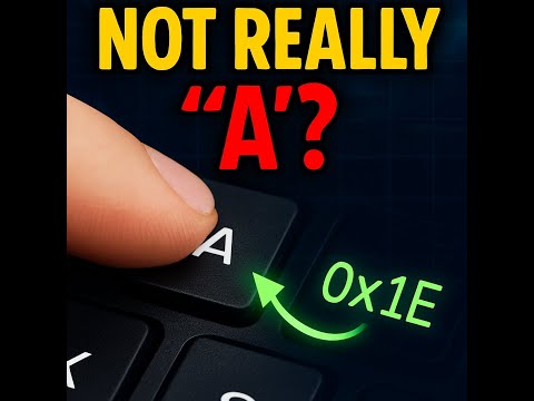 You're Not Typing Letters. You're Typing Codes