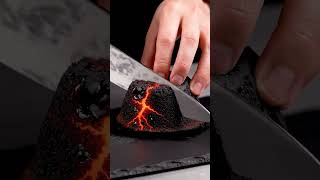 Cutting Lava Cake ASMR 🥮#ai #aiart #asmr #glasscutting #satisfying #asmrsounds
