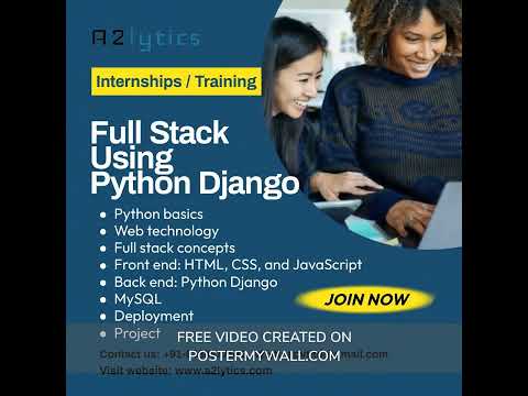 Full Stack Django Internship