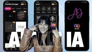 Arvin - Logo Maker, Explicación, Como empezar a usar (PARA CELULAR), Fácil y Rápido