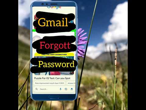 Gmail account kaise recover kare || Gmail Forgot Password 🔑#shortvideo