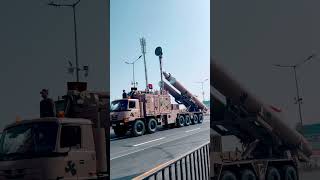 Brahmos Missile in Army Day Parade #jaipur #indianarmy #armydayparade