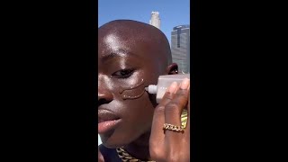 OHKAYYYY SKIN 😍 One thing about #fentybeauty is we gonna have ya shade match! 💯 @Soukeyna