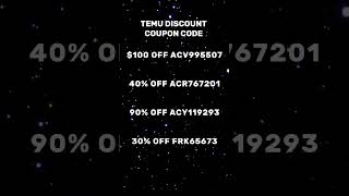 Temu Coupon codes #temu #temucoupon #temucouponcode