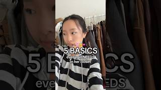 5 BASICS EVERY GIRL (or guy) SHOULD HAVE IN THEIR CLOSET! 😇💕 i’m back from nyc! #clothing #basics