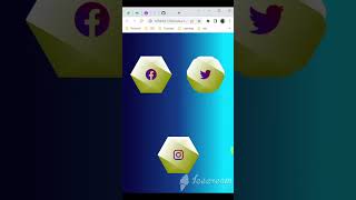 Hexagonal Button Hover Effect | Hover Effect in CSS #css #animation #buttoneffects #crashcourse