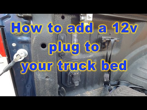 How to install a 12v Outlet in Truck Bed and wire it to a uplifter switch