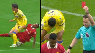 🟥 Ryan Gravenberch SENT OFF with CRAZY RED CARD vs Crystal Palace