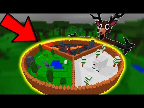 I Built The ULTIMATE SAFEST BASE WITH EVERY BIOME In 99 Nights in the Forest...