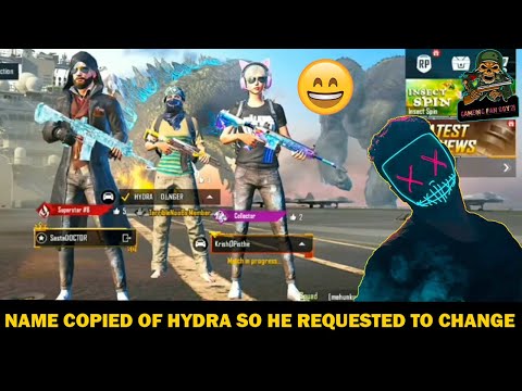 Hydra danger name scammed in BGMI