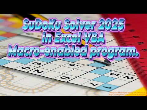 SuDoKu Solver 2025 in Excel (NEW)