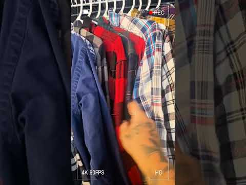 working on the Vintage inventory #vintageclothing #flannel #90s