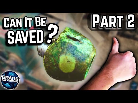 Woodturning Experiment Part 2 - Can This Bowl Be Saved?