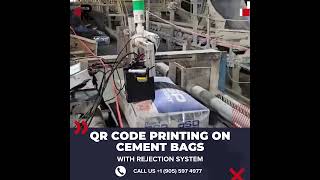 QR Code Printing on Cement Bags | Polypropylene Plastic (PP) Bags Printing | Coding and Marking