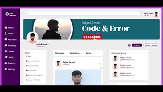 Responsive HTML Navbar with Search Bar & Services Section | Tailwind CSS Layout Design