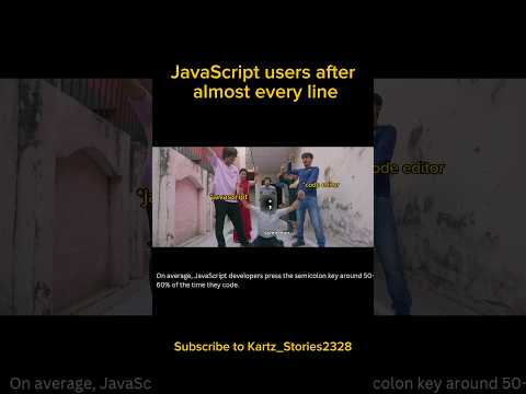 Semicolon ❌ Mandir ka Ghanta ✔️ | @Puravjha_ #shorts #viralshorts #javascript