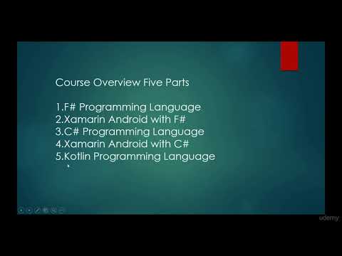 Xamarin Android development with F# and C# & Learn Kotlin