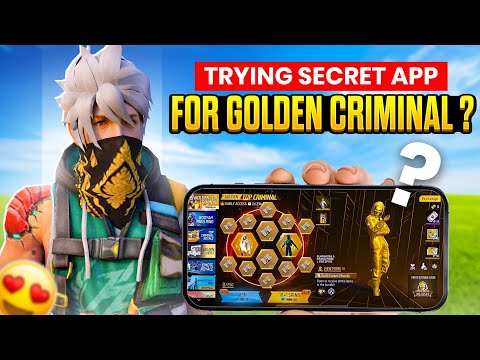 TRYING SECRET APP TO GET GOLDEN CRIMINAL🤡 || HOW TO GET GOLDEN CRIMINAL BUNDLE || GOLDEN CRIMINAL FF
